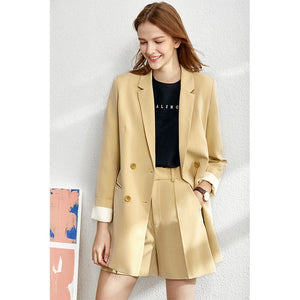 AMII Women 4 Piece Set Blazer, Tanks, Pants