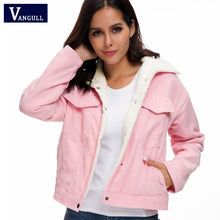 Load image into Gallery viewer, VANGULL Women Corduroy Vintage Padded Jacket
