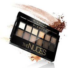 Load image into Gallery viewer, QIAOYAN The Nudes 12 Colors Eyeshadow Palette