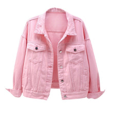 Load image into Gallery viewer, OKXGNZ Women Plus Size Denim Jacket