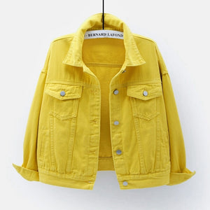 OKXGNZ Women Plus Size Denim Jacket
