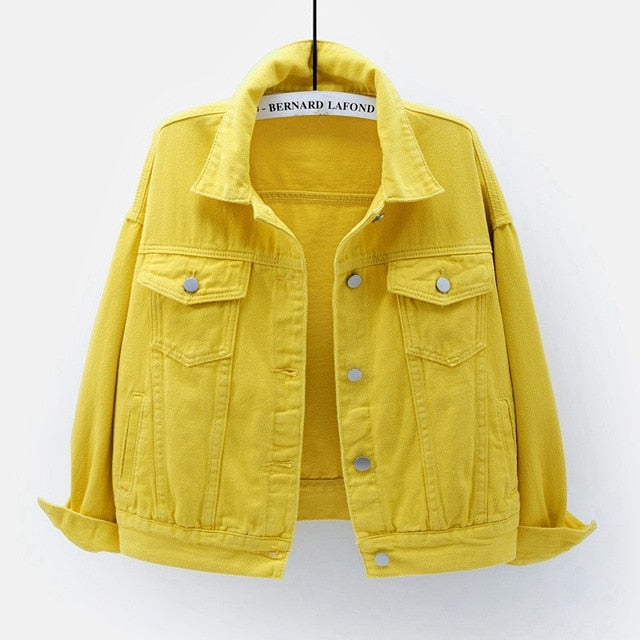 OKXGNZ Women Plus Size Denim Jacket