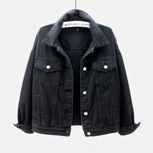 OKXGNZ Women Plus Size Denim Jacket