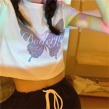 Load image into Gallery viewer, ARTSU Women Candy Color Cute Print Crop Top