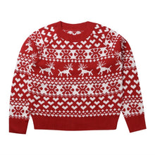 Load image into Gallery viewer, HIRIGIN Women Santa Claus Xmas Print Knitwear