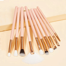 Load image into Gallery viewer, RANCAI 10/15pcs Complete Kit Powder Eyebrows Eyeshadow Brushes