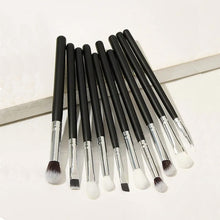 Load image into Gallery viewer, RANCAI 10/15pcs Complete Kit Powder Eyebrows Eyeshadow Brushes