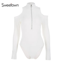 Load image into Gallery viewer, SWEETOWN Long Sleeve Turtleneck Romper