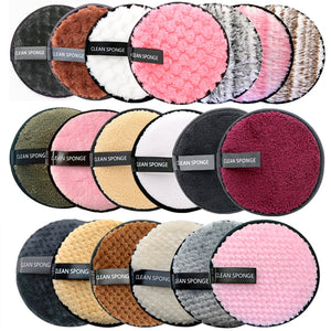 Reusable Makeup Remover Pads Cotton Wipes Microfiber