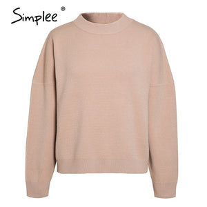 SIMPLEE Women Geometric Knitted Sweater
