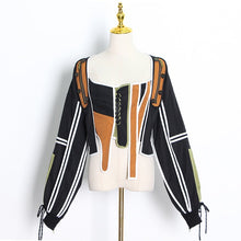 Load image into Gallery viewer, TWOTWINSTYLE Casual Patchwork Irregular Jacket