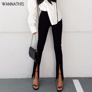 WANNATHIS Women Casual Pencil Pants