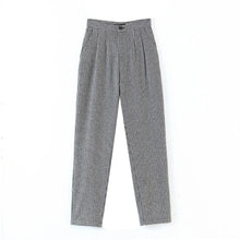 Load image into Gallery viewer, AACHOAE Women Plaid Loose Wool Pants