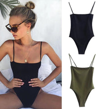 Load image into Gallery viewer, COOKI Women Sleeveless Slim Bodysuit
