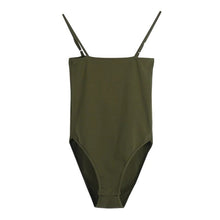 Load image into Gallery viewer, COOKI Women Sleeveless Slim Bodysuit