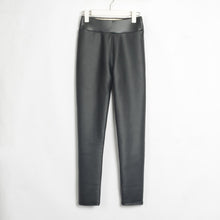 Load image into Gallery viewer, WIXRA Women Skinny High Elastic Waist Faux Leather Pants