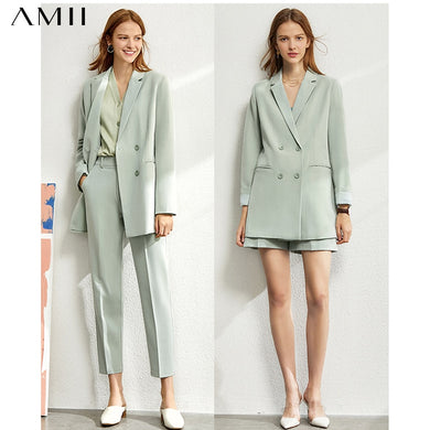 AMII Women 4 Piece Set Blazer, Tanks, Pants