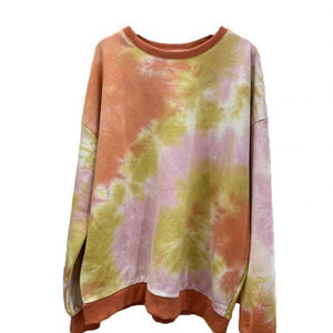 Women Long Sleeve Tie Dye Sweatshirt