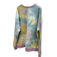 Load image into Gallery viewer, Women Long Sleeve Tie Dye Sweatshirt