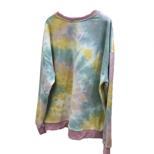 Women Long Sleeve Tie Dye Sweatshirt
