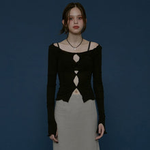 Load image into Gallery viewer, HIRIGIN Women Punk Style Off Shoulder Top