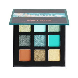 BEAUTY GLAZED 9 Colors Bright Eye Shadow Palette