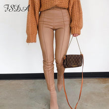 Load image into Gallery viewer, FSDA Women PU Leather Pants