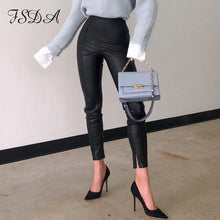 Load image into Gallery viewer, FSDA Women PU Leather Pants