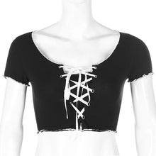 Load image into Gallery viewer, ARTSU Women Candy Color Cute Print Crop Top