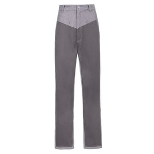 RAPWRITER Women Vintage 90S Patched Corduroy Pants