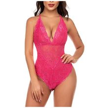 Load image into Gallery viewer, COOKI Women Backless Lace Bodysuit