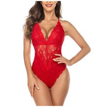 Load image into Gallery viewer, COOKI Women Backless Lace Bodysuit