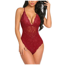Load image into Gallery viewer, COOKI Women Backless Lace Bodysuit