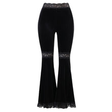 Load image into Gallery viewer, INSGOTH Women High Waist Flared Pants