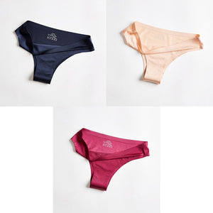 BANNIROU Woman Seamless Thin 3 Pieces Underwear