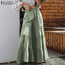 Load image into Gallery viewer, ZANZEA Women Casual Elastic Waist Long Pants
