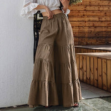 Load image into Gallery viewer, ZANZEA Women Casual Elastic Waist Long Plus Size Pants