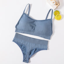 Load image into Gallery viewer, OLLYMURS Women 2 Piece Push Up Bra And Underwear Set
