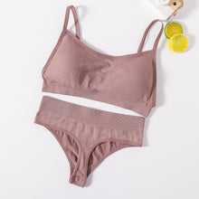 Load image into Gallery viewer, OLLYMURS Women 2 Piece Push Up Bra And Underwear Set