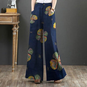ZANZEA Women Elastic Waist Long Pants