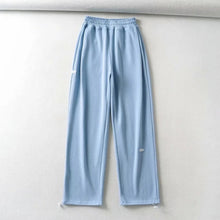 Load image into Gallery viewer, WIXRA Women Straight Elastic Waist Letter Print Sweatpants