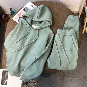 BIGGORANGE Women Sports Two-Piece Suit