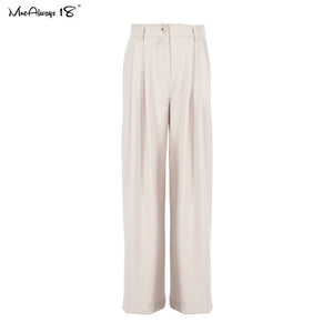 MNEALWAYS18 Women Classic Wide Leg Pants