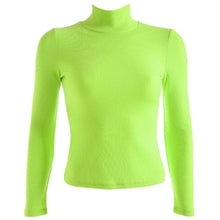 Load image into Gallery viewer, Women Long Sleeve Turtleneck Ribbed Knitted Sweater