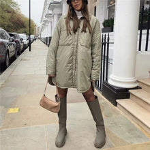 Load image into Gallery viewer, PUWD Woman Loose Oversized Fleece Jacket