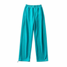 Load image into Gallery viewer, WIXRA Women Straight Elastic Waist Letter Print Sweatpants
