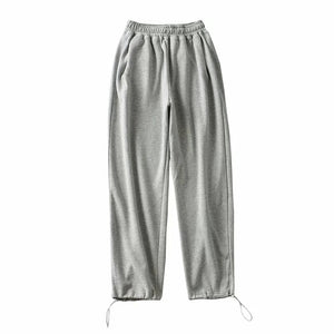 WIXRA Women Straight Elastic Waist Letter Print Sweatpants
