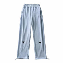 Load image into Gallery viewer, WIXRA Women Straight Elastic Waist Letter Print Sweatpants