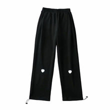 Load image into Gallery viewer, WIXRA Women Straight Elastic Waist Letter Print Sweatpants