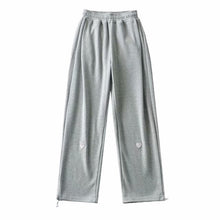 Load image into Gallery viewer, WIXRA Women Straight Elastic Waist Letter Print Sweatpants